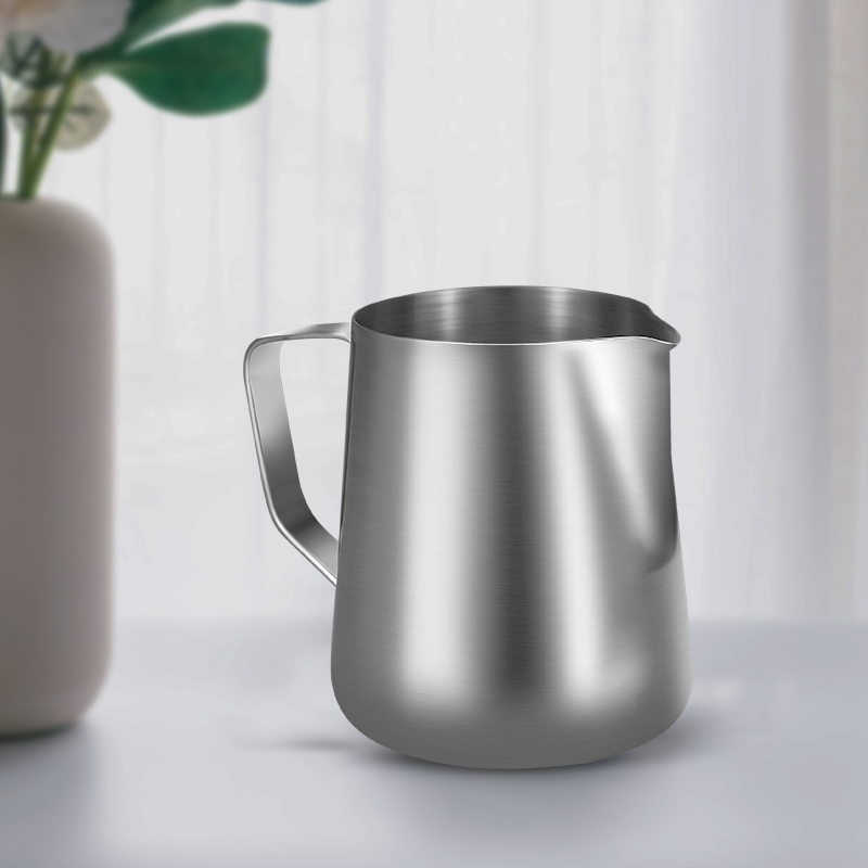 Barista Milk Jug - Coffee Milk Frothing Pitcher Stainless Steel