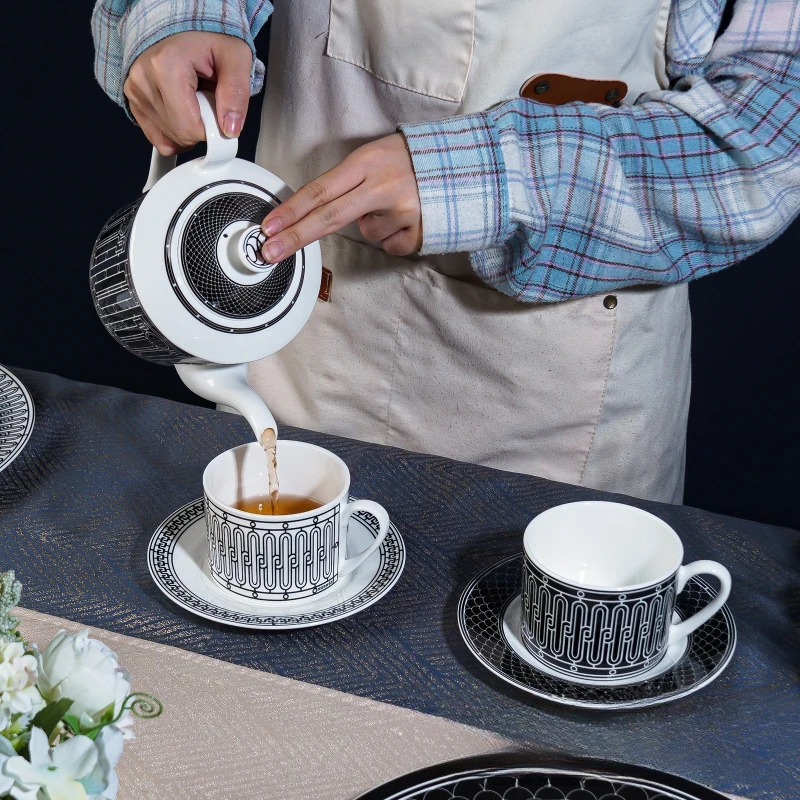 Coffee Tea Mix - Simple European-Style Tea Set Ceramic Coffee
