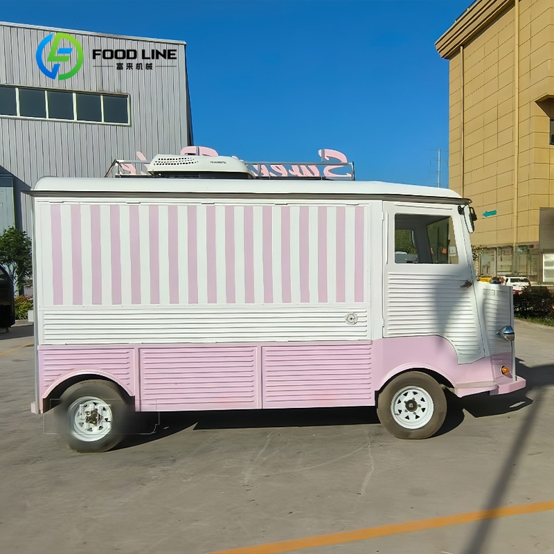 Customized Pink Drivable Food  - Coffee Tea Van review and price