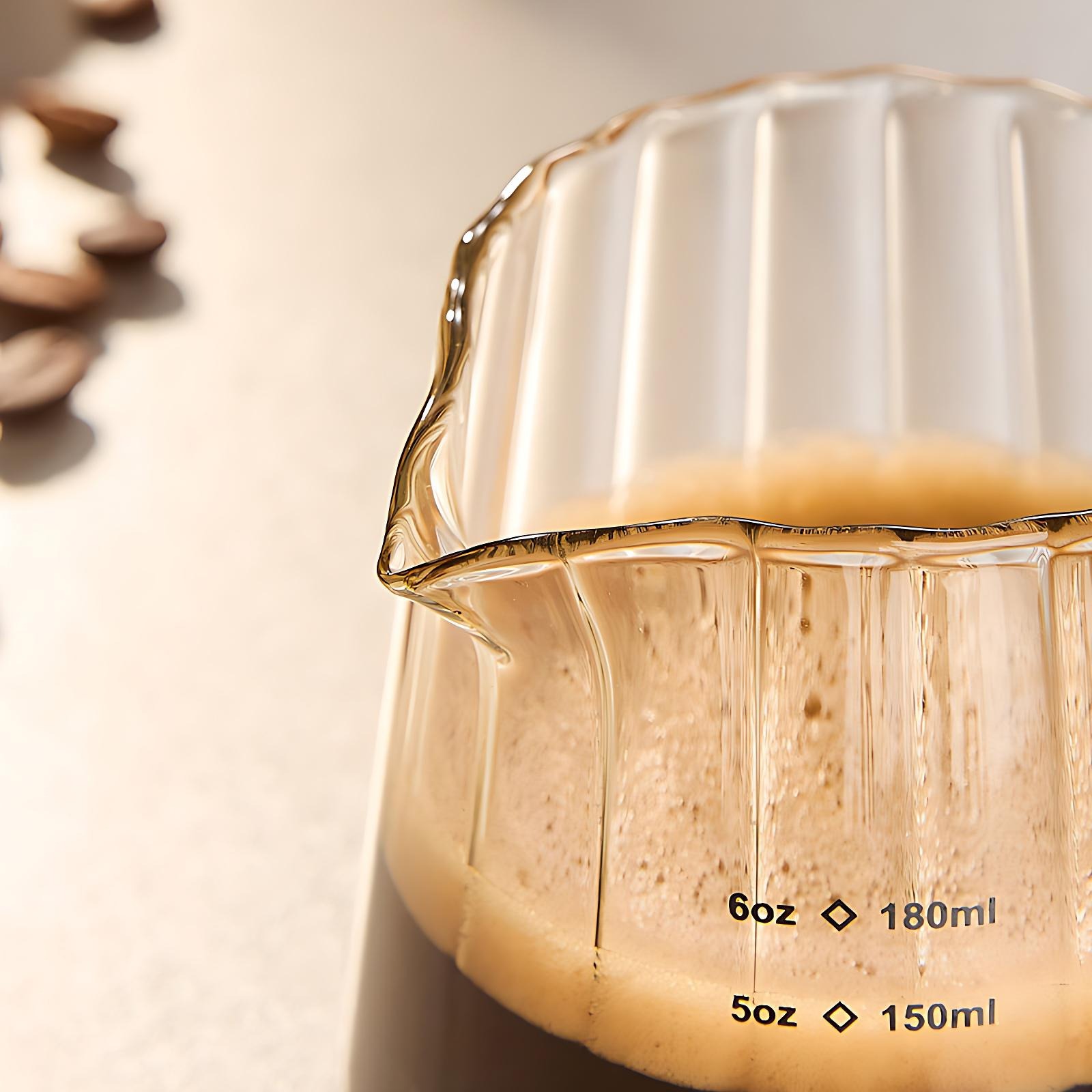 OANKR 6 oz Glass Measuring Cup - Coffee Tea Espresso review and price