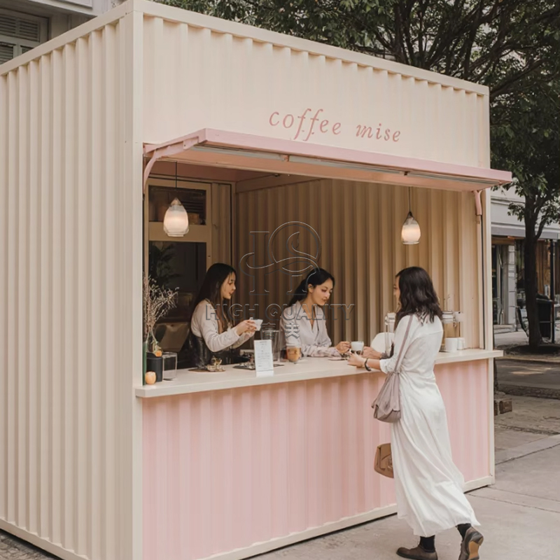 Luxury Steel Sandwich Panel Co - Coffee Tea Kiosk review and price