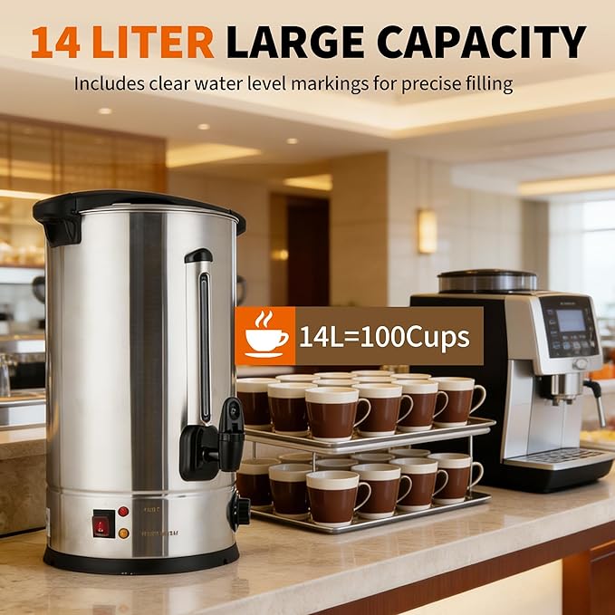 14/16 L Cups Coffee Urn, Comme - Coffee Tea Urn review and price