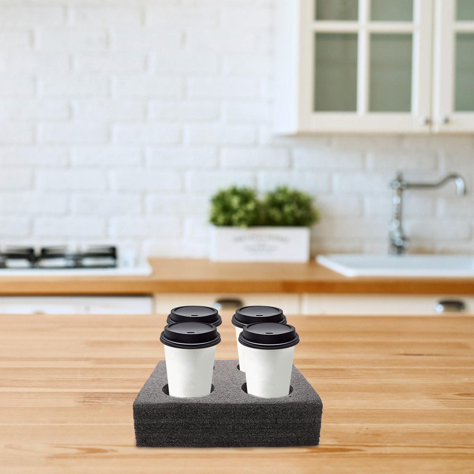 Multi-Hole Cup Carrier Tray fo - Coffee Tea Cups review and price