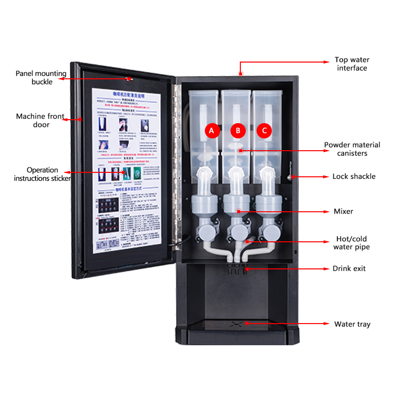30SCW-8 Hot Ice Instant Coffee - Coffee Tea Machine review and price