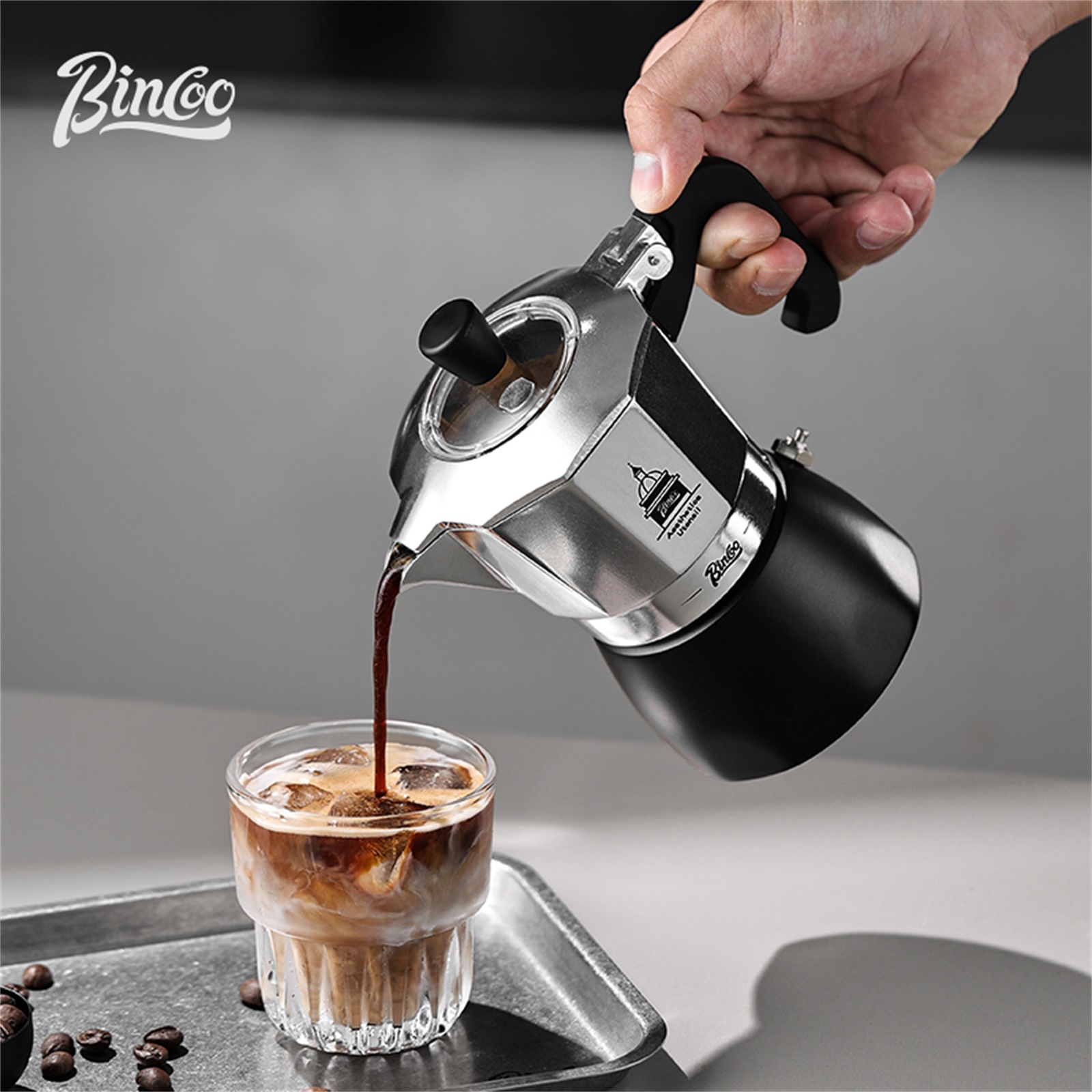 BINCOO Double Valve Moka Pot，E - Coffee Tea Espresso review and price