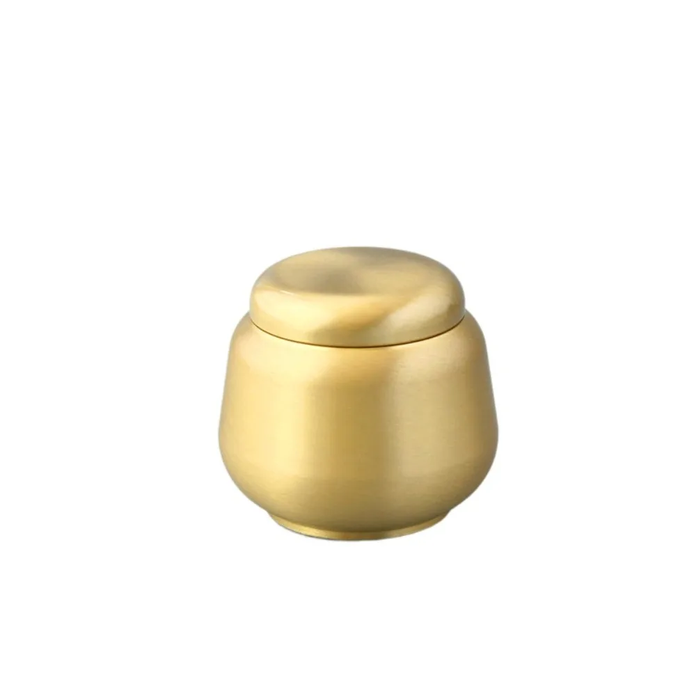 Brass Human Ash Urn Mini Gold  - Coffee Tea Urn review and price