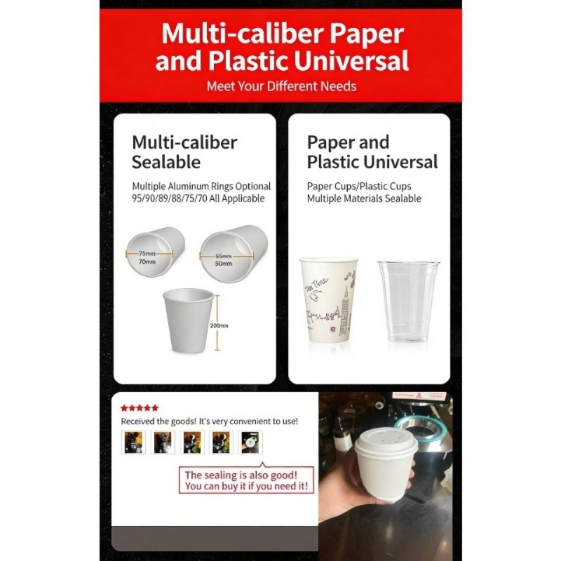 Automatic Plastic Cup Sealing  - Coffee Tea Machine review and price