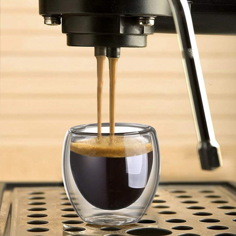 Double Walled Glass Coffee Mug - Coffee Tea Mix review and price