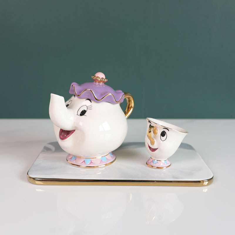 Hot Teapot Cartoon Beauty And  - Coffee Tea Mix review and price