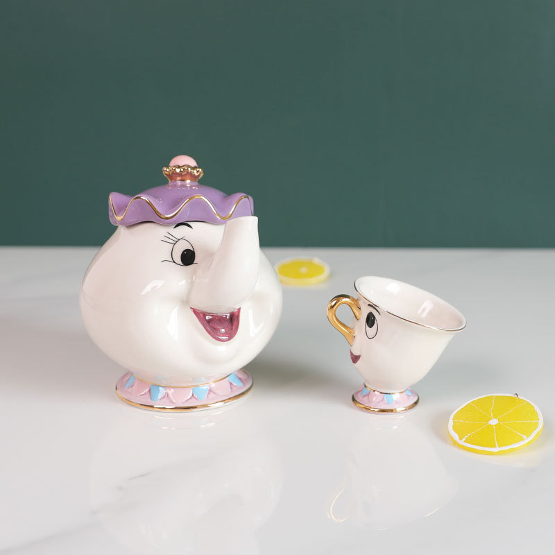 Hot Teapot Cartoon Beauty And  - Coffee Tea Mix review and price