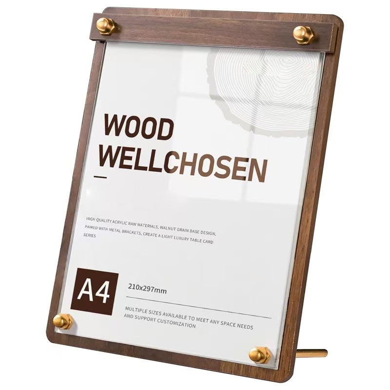 Custom A4/A5 Acrylic Wood Grai - Coffee Tea Mix review and price