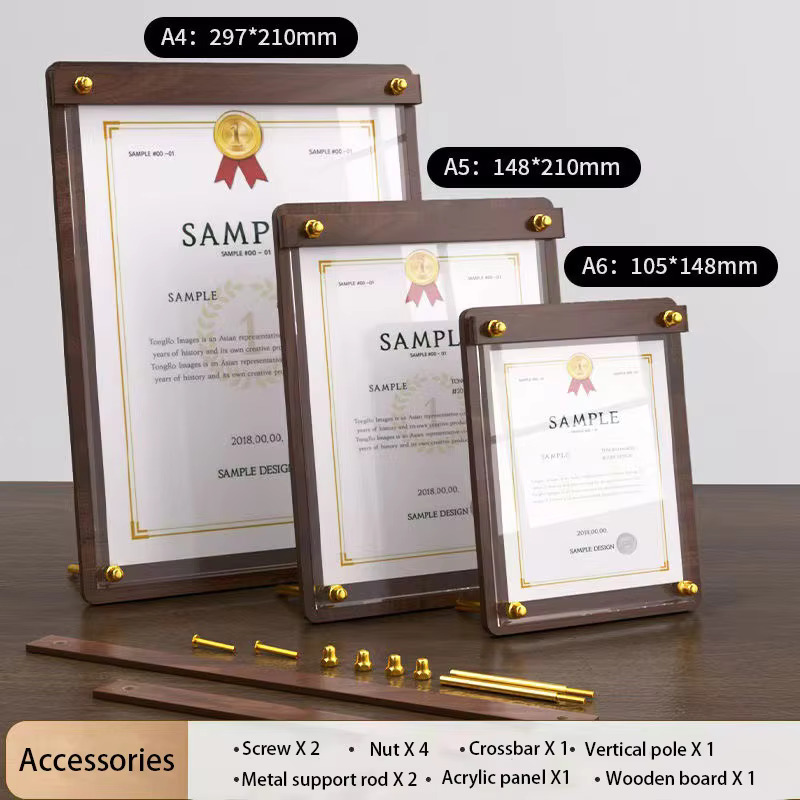 Custom A4/A5 Acrylic Wood Grai - Coffee Tea Mix review and price