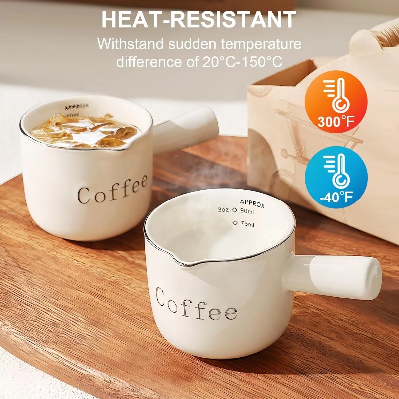 Mini Ceramic Coffee Cup with H - Coffee Tea Espresso review and price