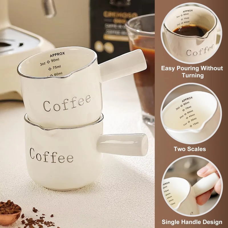 Mini Ceramic Coffee Cup with H - Coffee Tea Espresso review and price