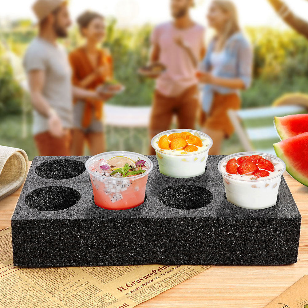 4Pcs 8-Hole Beverage Cup Tray  - Coffee Tea Cups review and price