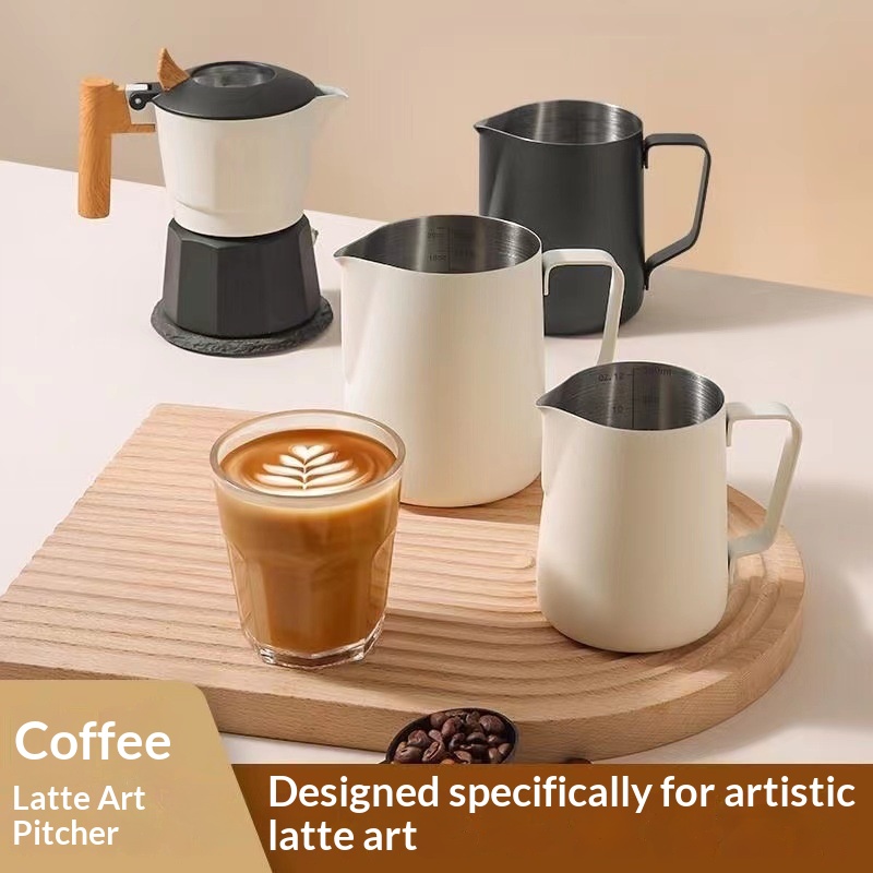 Coffee Milk Frothing Pitcher J - Barista Milk Jug review and price