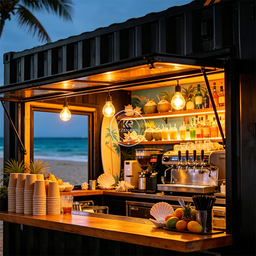 Outdoor Container Bar Shop Foo - Coffee Tea Kiosk review and price