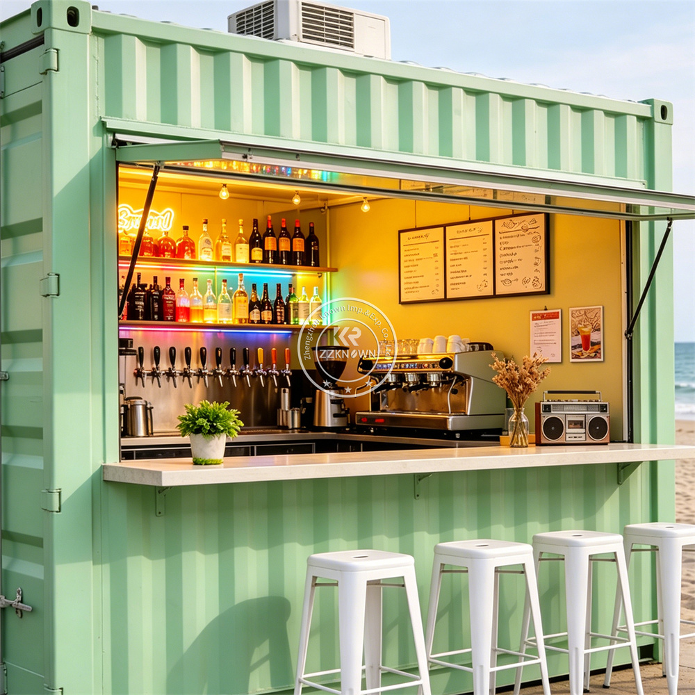Outdoor Container Bar Shop Foo - Coffee Tea Kiosk review and price