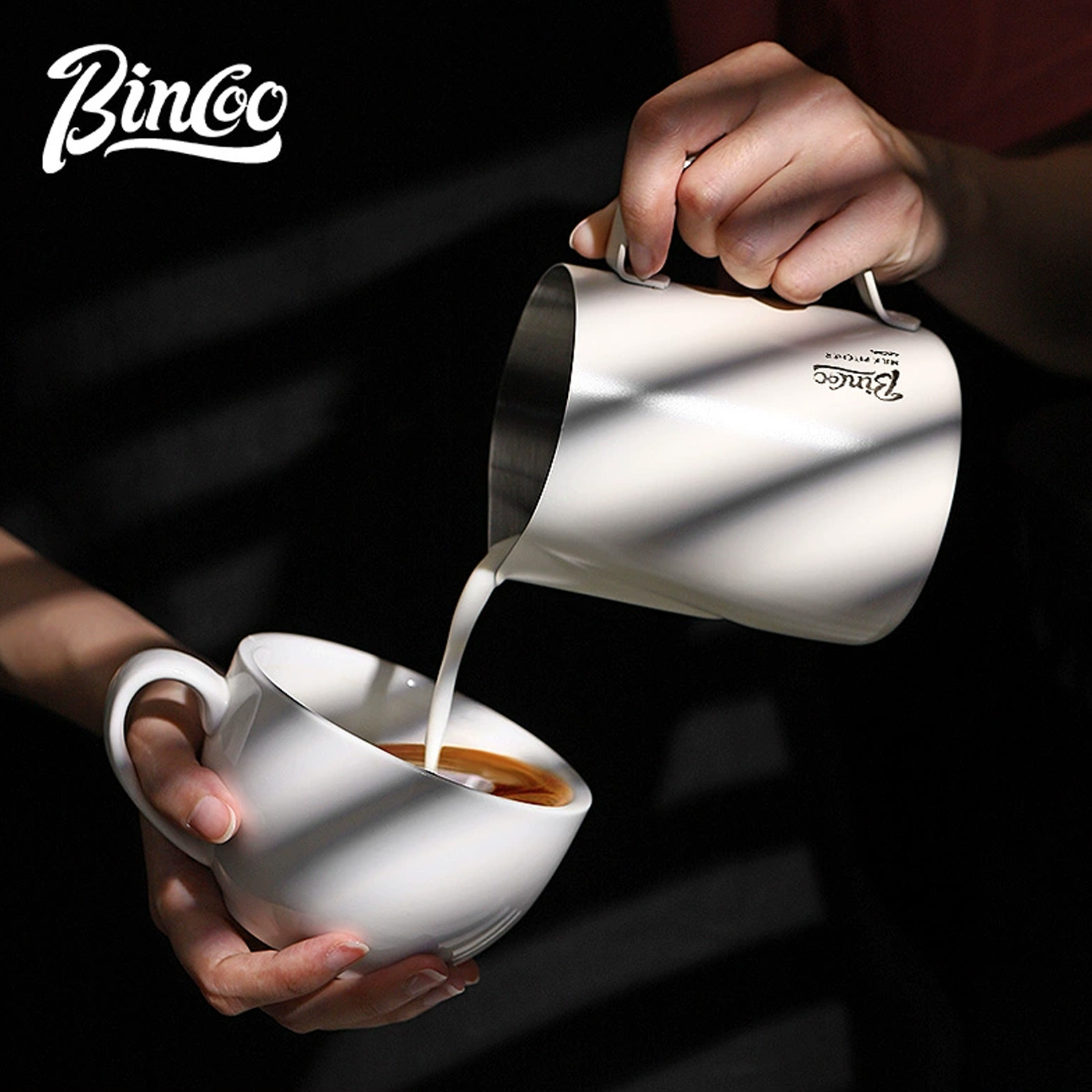 BINCOO 350/600ML Coffee Milk F - Barista Milk Jug review and price